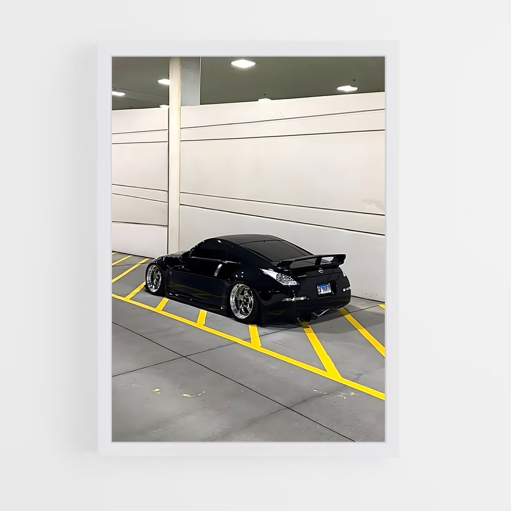 Poster Nismo Noir – affiche Nissan (vue 3)